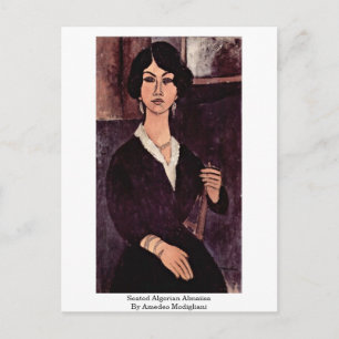 Carte Postale Almaiisa Algérienne Assis Par Amedeo Modigliani