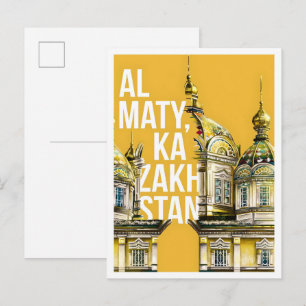Carte Postale Almaty Kazakhstan Voyage Ancien 