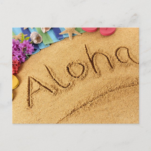 Carte postale Aloha (Devant)