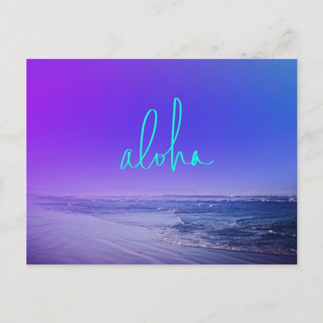 Carte Postale Aloha (Devant)