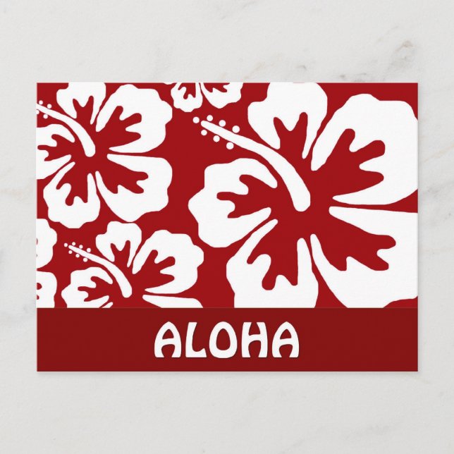 Carte postale Aloha (Devant)