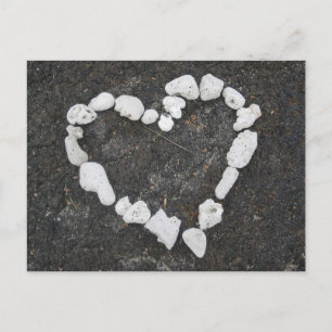 Carte Postale Aloha * Amour * Coeur de Corail - Personnalisable!