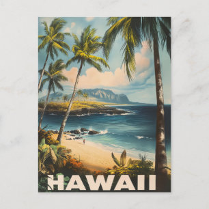 Carte Postale Aloha Attend : Une Hawaii Vintage
