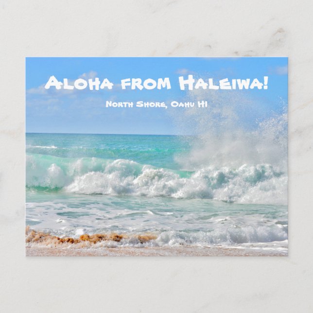 Carte Postale Aloha De Haleiwa (Devant)