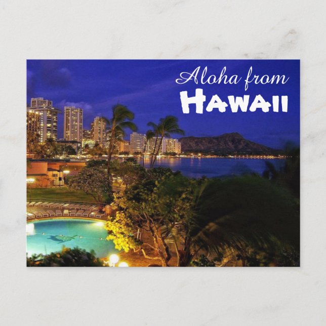 Carte Postale Aloha de Hawaii Postcard (Devant)