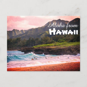 Carte Postale Aloha de Hawaii Postcard