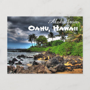 Carte Postale Aloha de Oahu Hawaii