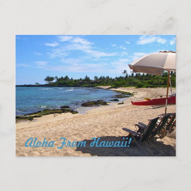 Carte Postale "Aloha d'Hawaï !" (Devant)