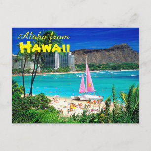 Carte Postale Aloha d'Hawaï