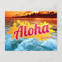 Carte postale Aloha d'Hawaï
