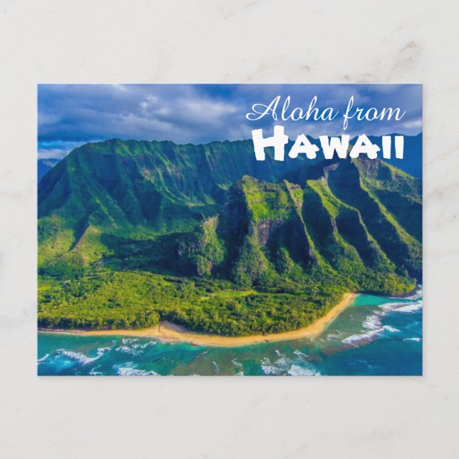 Carte Postale Aloha d'Hawaii (Devant)