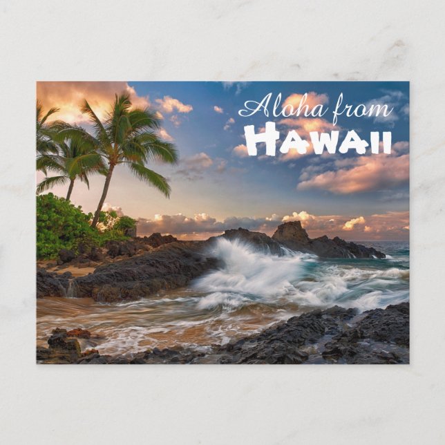 Carte Postale Aloha d'Hawaii (Devant)