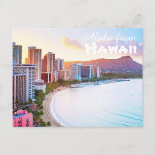 Carte Postale Aloha d'Hawaii