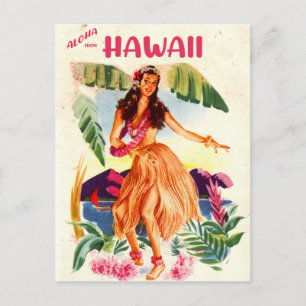 Carte Postale Aloha d'Hawaii