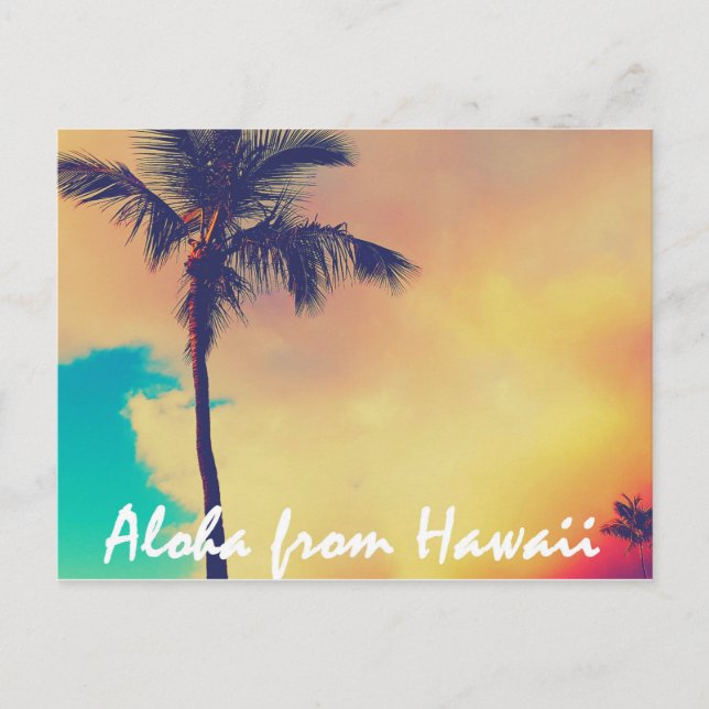 Carte Postale Aloha d'Hawaii (Devant)