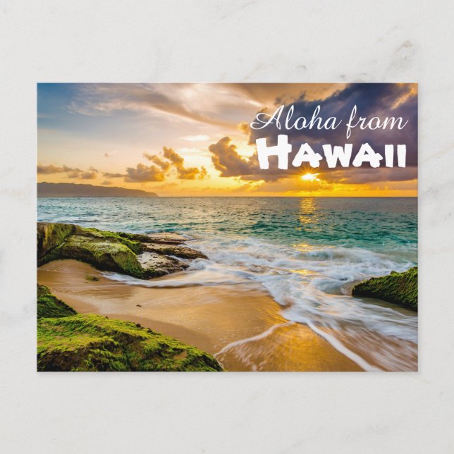 Carte Postale Aloha d'Hawaii (Devant)
