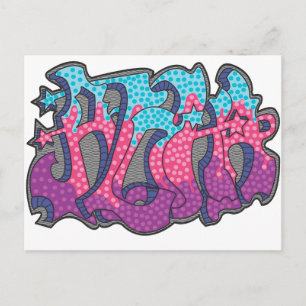 Carte postale Aloha Graffiti