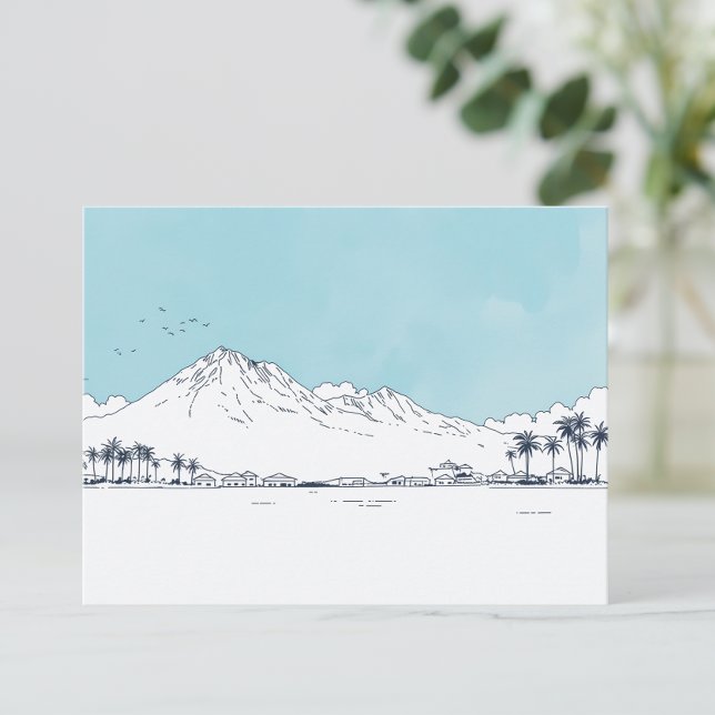 Carte Postale Aloha Minimal (Créateur téléchargé)