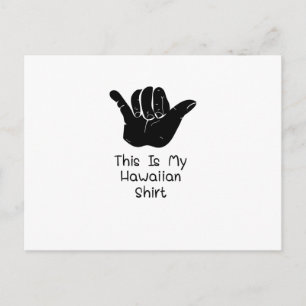 Carte Postale Aloha Voici Mon Hawaïen