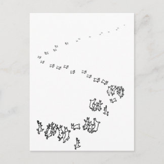 Carte Postale Alors Nous Allons Danser Des Lapins