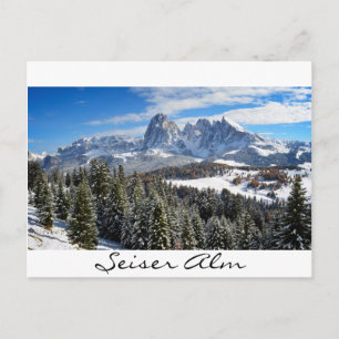 Carte postale Alpe di Siusi en hiver