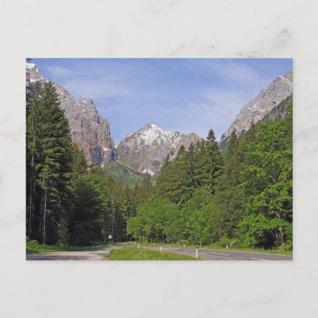 Carte Postale Alpes autrichiennes (Devant)