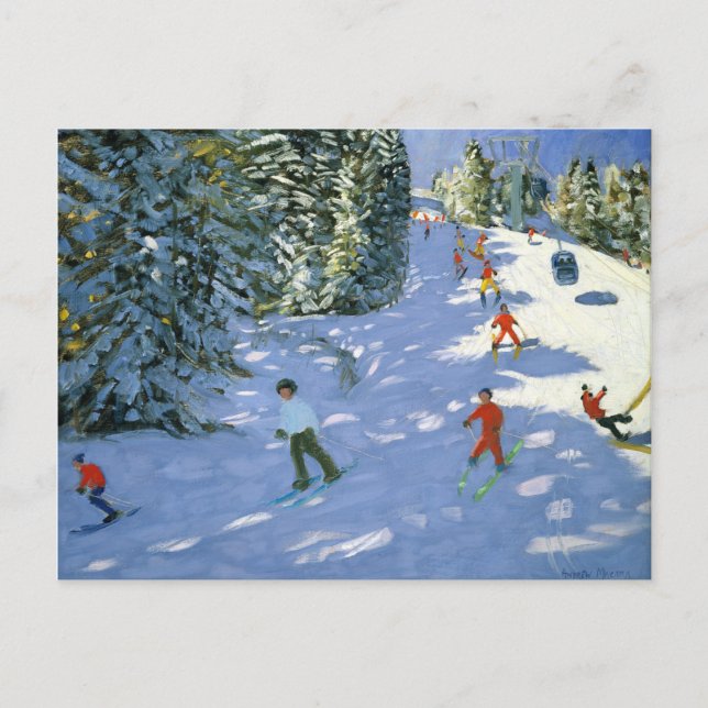 Carte Postale Alpes autrichiens 2004 de gondole (Devant)