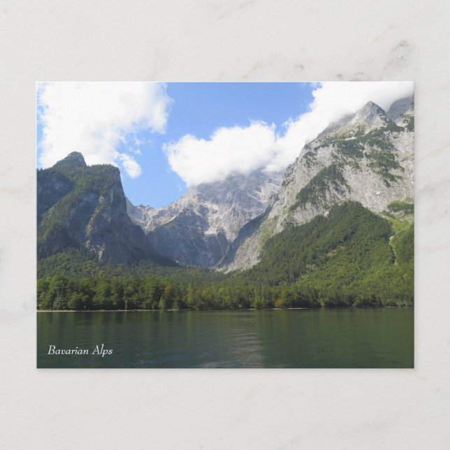 Carte Postale Alpes bavaroises (Devant)