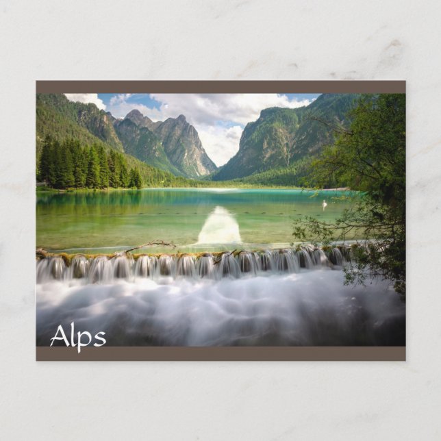 Carte Postale Alpes Italie Dolomites (Devant)