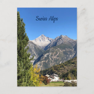 Carte postale Alpes suisses