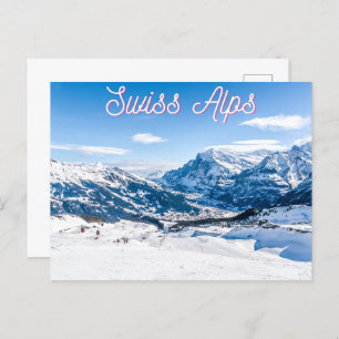 Carte Postale Alpes suisses