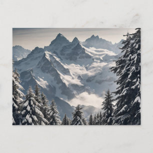 Carte Postale Alpes suisses