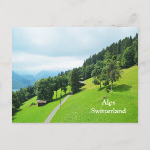 Carte Postale Alpes suisses en été