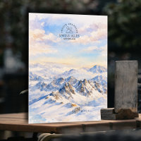 Alpes suisses - Montagne suisse | Aquarelle