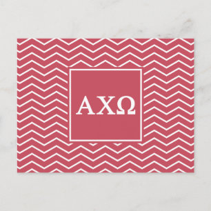 Carte Postale Alpha motif d'Omega   Chevron de Chi