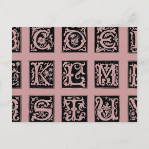 Carte postale Alphabet