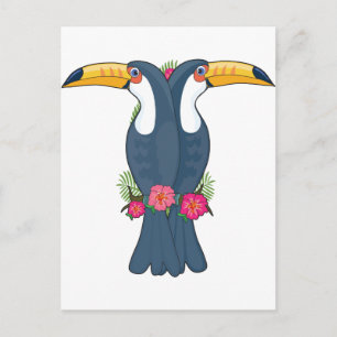 Carte Postale Alphabet animal Toucan
