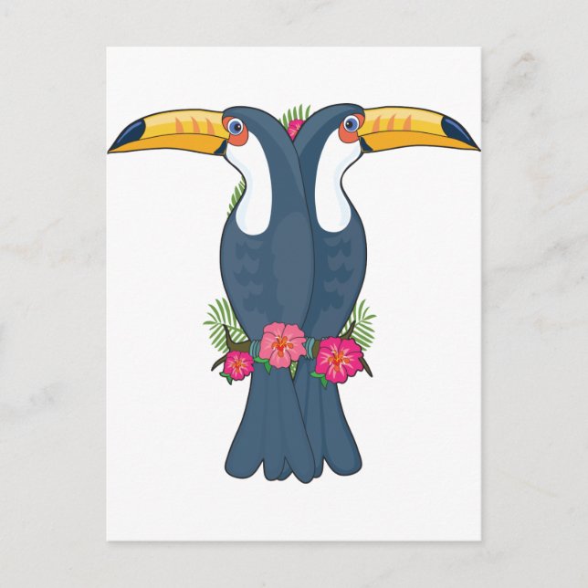 Carte Postale Alphabet animal Toucan (Devant)