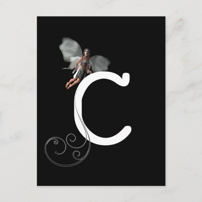 Carte Postale Alphabet de fées (Devant)