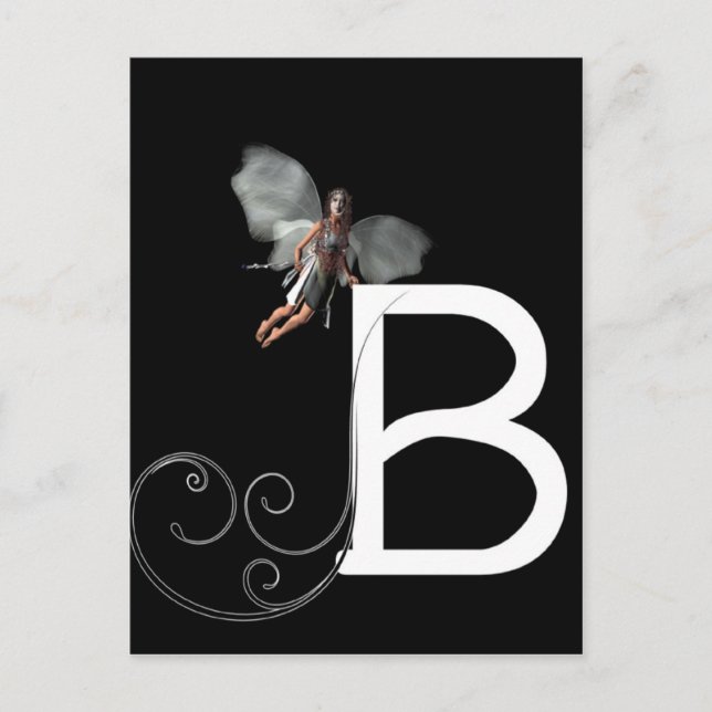 Carte Postale Alphabet de fées (Devant)