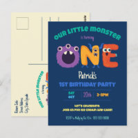Alphabet Monstres 1er anniversaire Notre petit mon