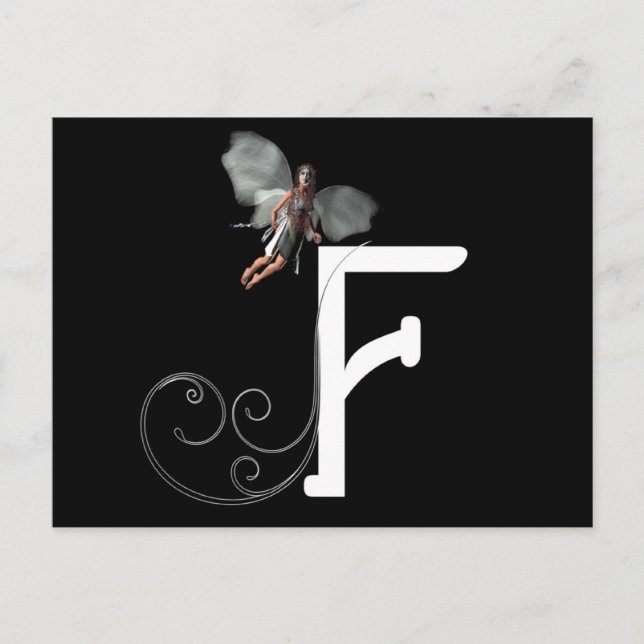 Carte Postale Alphabets Fairy (Devant)