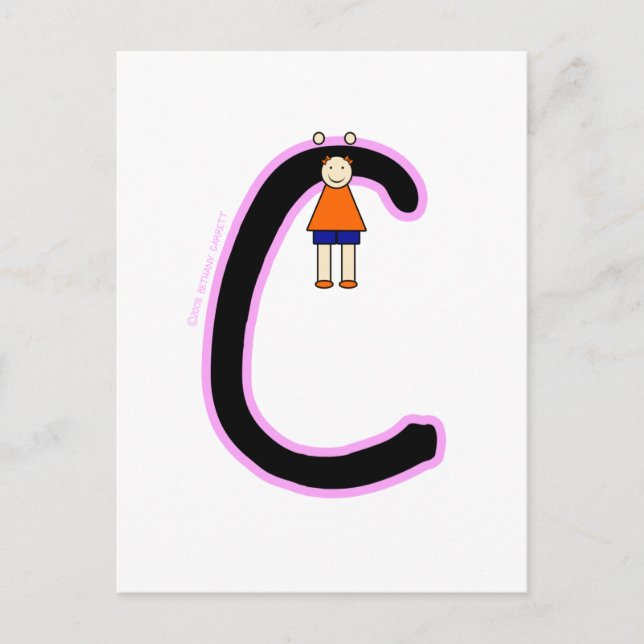 Carte Postale Alphakins C filles (Devant)