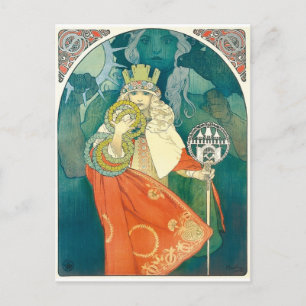 Carte Postale Alphonse Maria Mucha ~ Art Nouveau