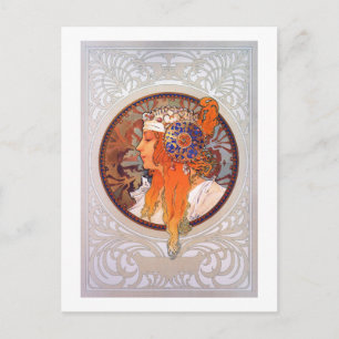 Carte Postale Alphonse Mucha