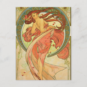 Carte Postale Alphonse Mucha - Danse