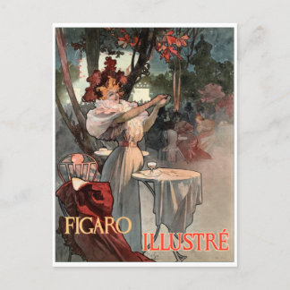 Carte Postale Alphonse Mucha - Figaro Illustré