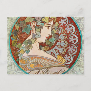 Carte Postale Alphonse Mucha - Ivy