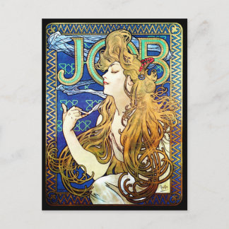 Carte Postale Alphonse Mucha JOB