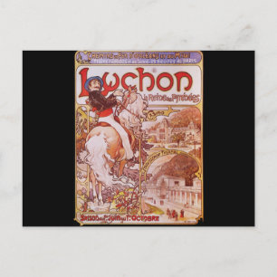 Carte Postale Alphonse Mucha Luchon